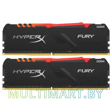 Оперативная память HyperX Fury RGB 2x8GB DDR4 PC4-24000 (HX430C15FB3AK2/16)